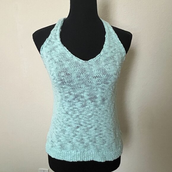 Turquoise Halter Top size S - Picture 1 of 6